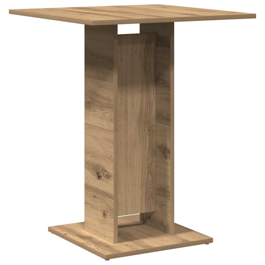 bistrobord 60x60x75 cm konstrueret træ kunsteg - Image 6