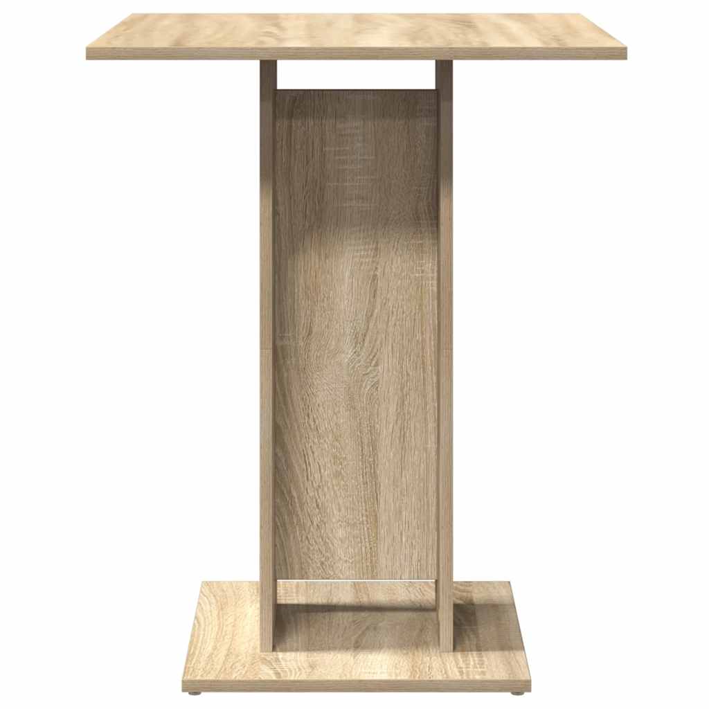 bistrobord 60x60x75 cm konstrueret træ sonoma-eg - Image 4
