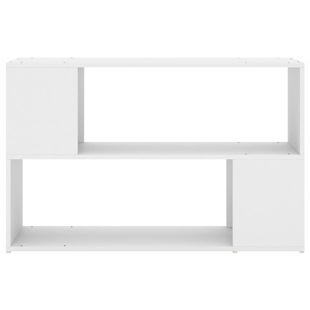 bogreol 100x24x63 cm konstrueret træ hvid - Image 3