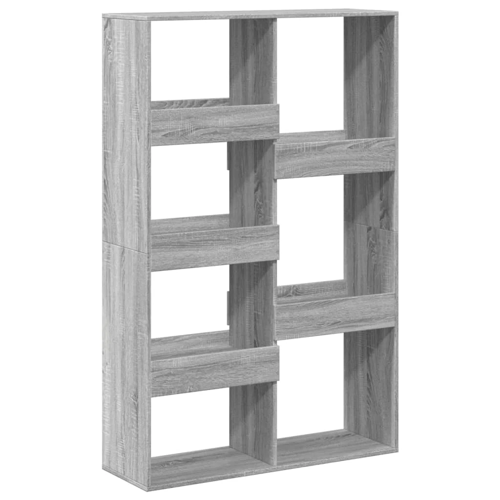 bogreol 100x33x155,5 cm konstrueret træ grå sonoma-eg - Image 2
