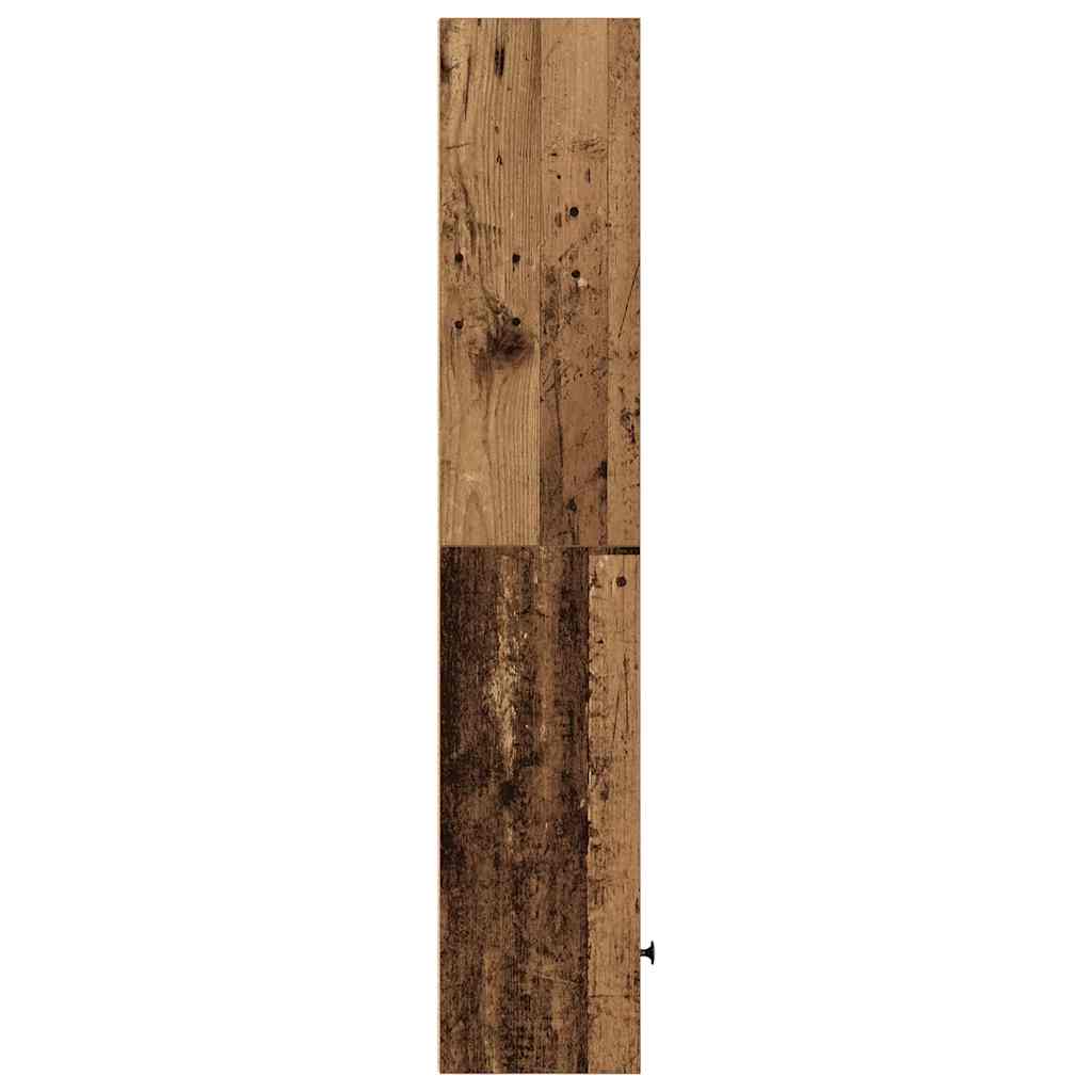 bogreol 31x24x127 cm konstrueret træ antikt træ - Image 5