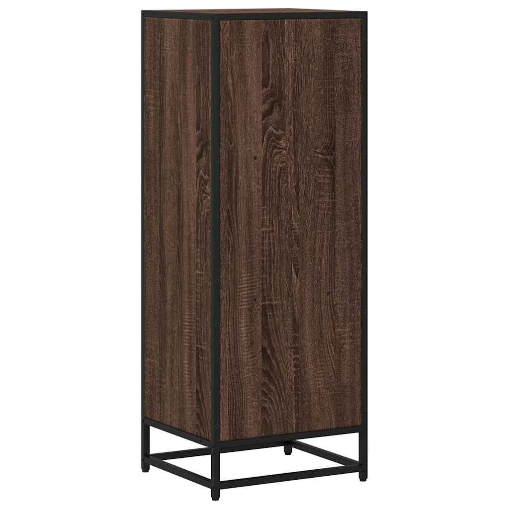 bogreol 40x35x107,5 cm konstrueret træ brun egetræsfarve - Image 6