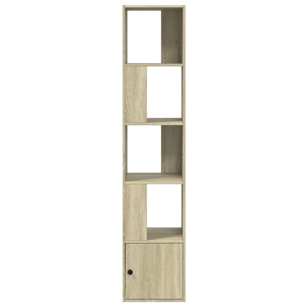 bogreol 40x36x189 cm konstrueret træ sonoma-eg - Image 3