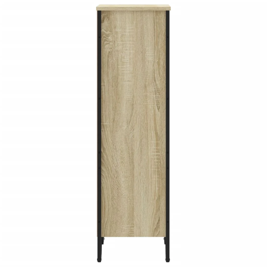 bogreol 50x31x106 cm konstrueret træ sonoma-eg - Image 5
