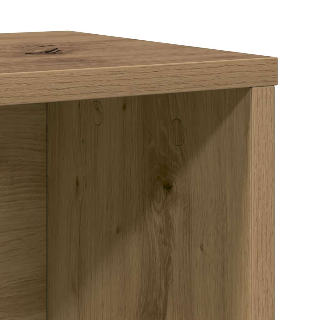 bogreol 60x24x101,5 cm konstrueret træ kunsteg - Image 8