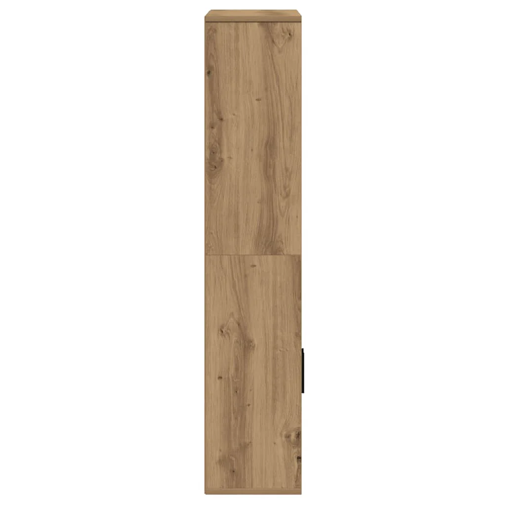 bogreol 60x24x120 cm konstrueret træ kunsteg - Image 5