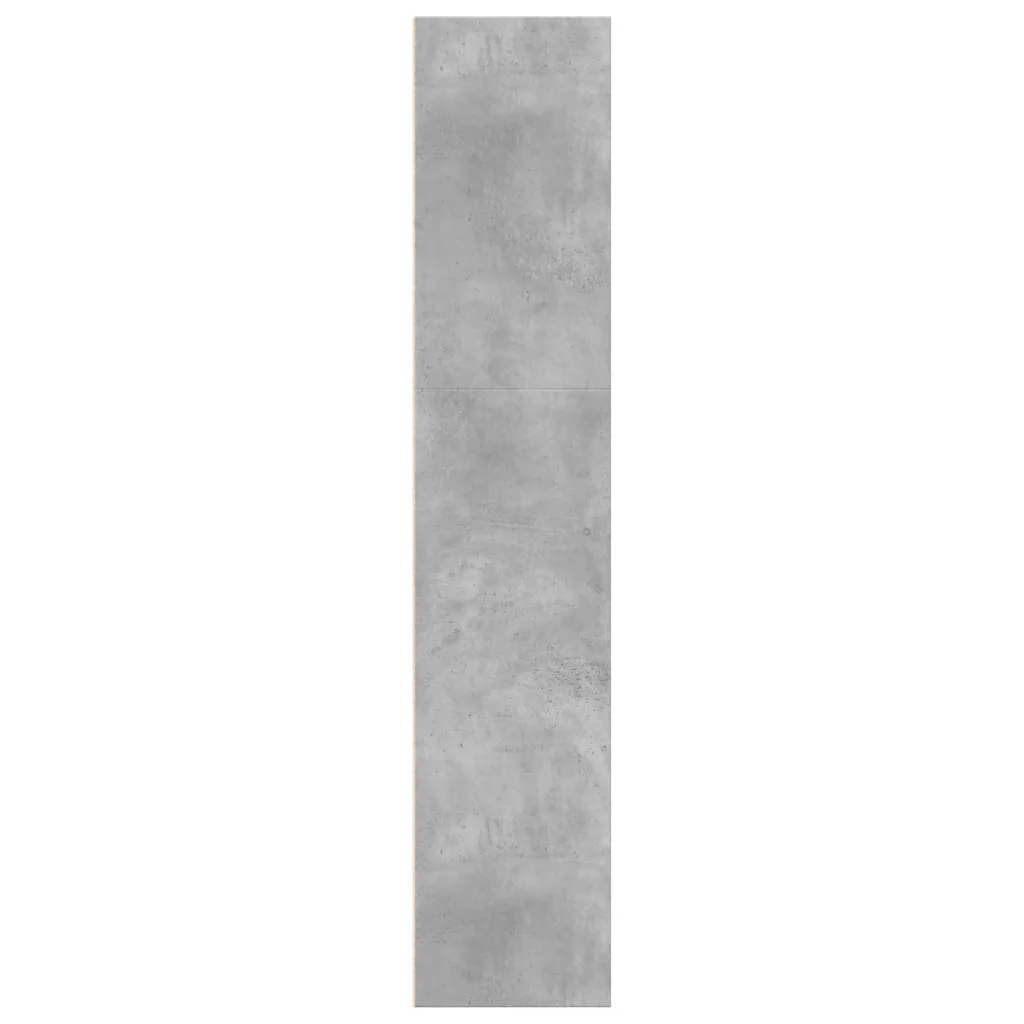 bogreol 60x30x152 cm konstrueret træ betongrå - Image 5