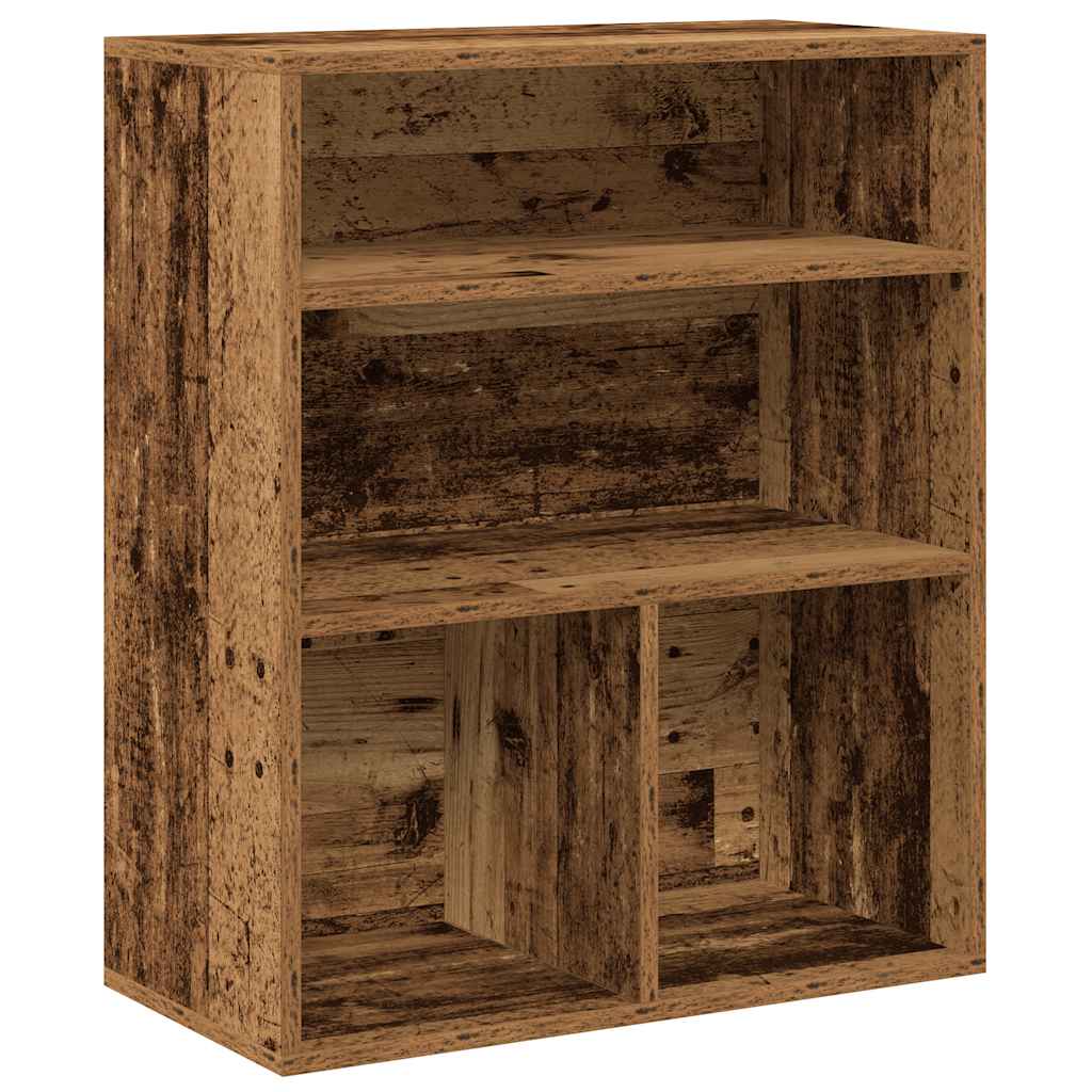 bogreol 60x30x71,5 cm konstrueret træ antikt træ - Image 2