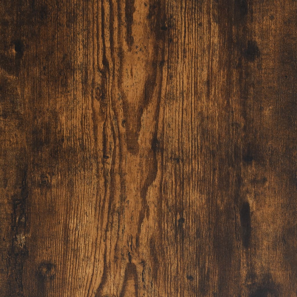 bogreol 72x28x77,5 cm konstrueret træ røget egetræsfarve - Image 9
