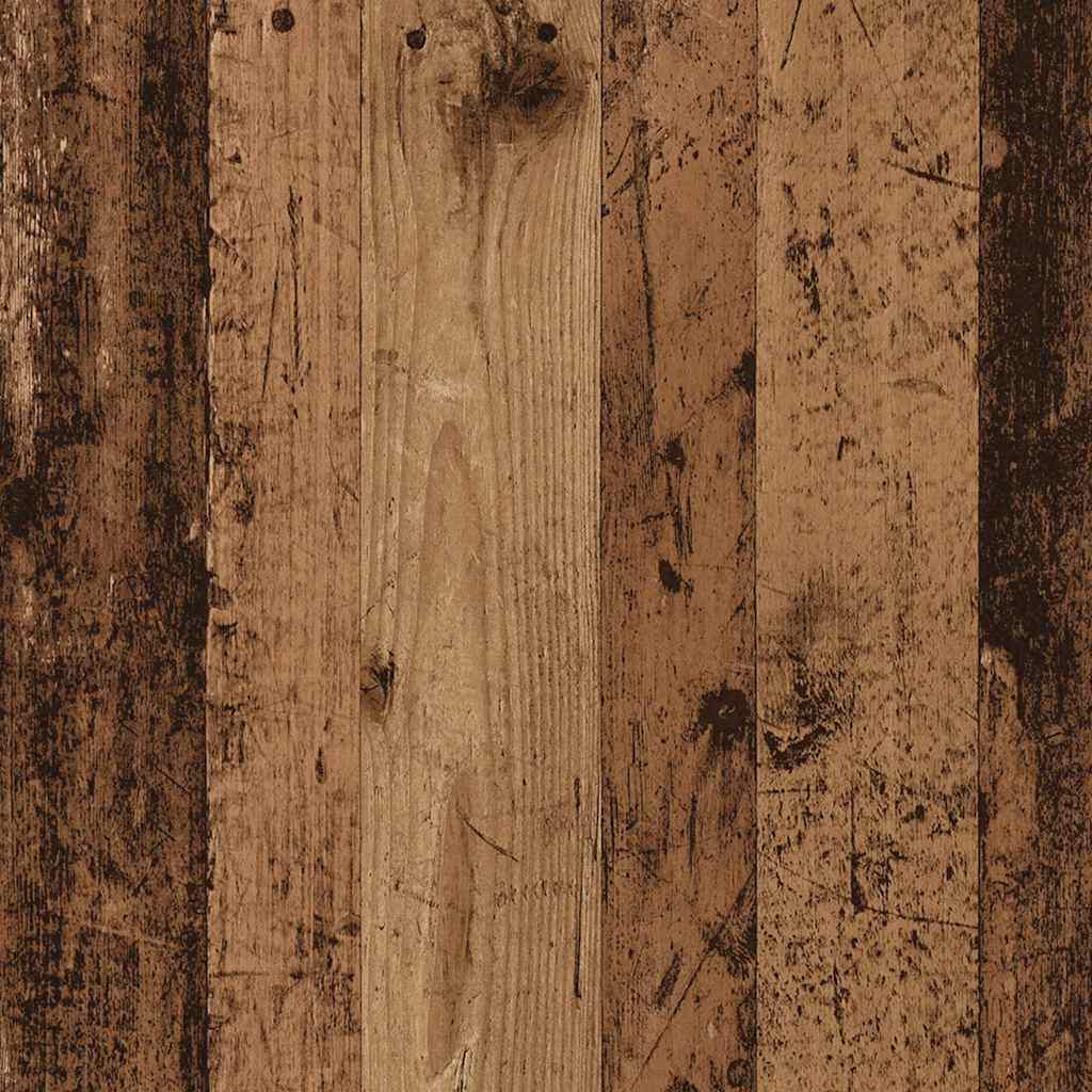 bogreol 89x24x101,5 cm konstrueret træ gammelt trælook - Image 8