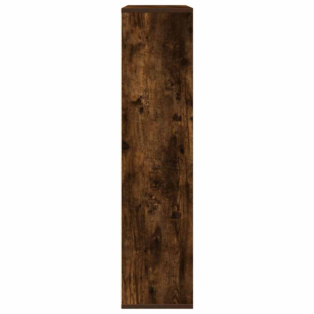 bogreol 89x24x101,5 cm konstrueret træ røget egetræsfarve - Image 5