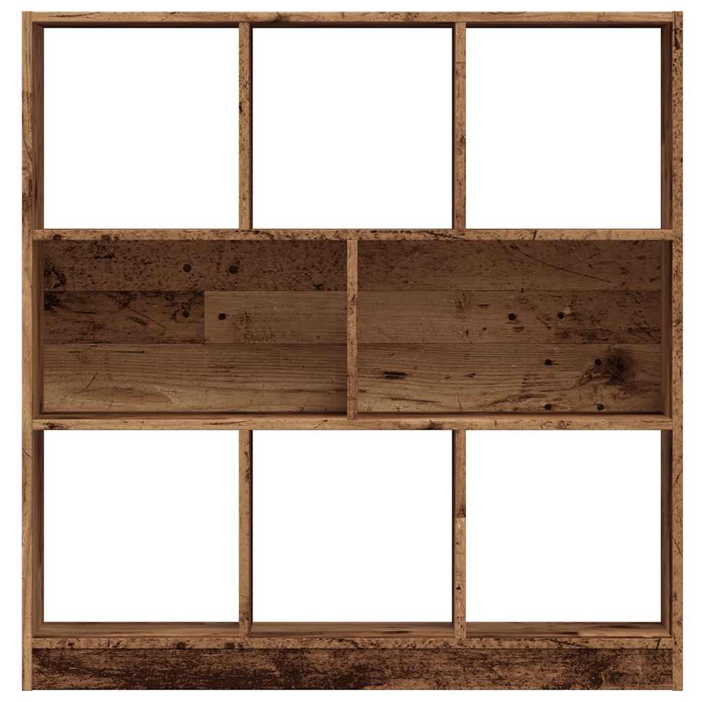 bogreol 97,5x29,5x100 cm konstrueret træ gammelt træ - Image 5