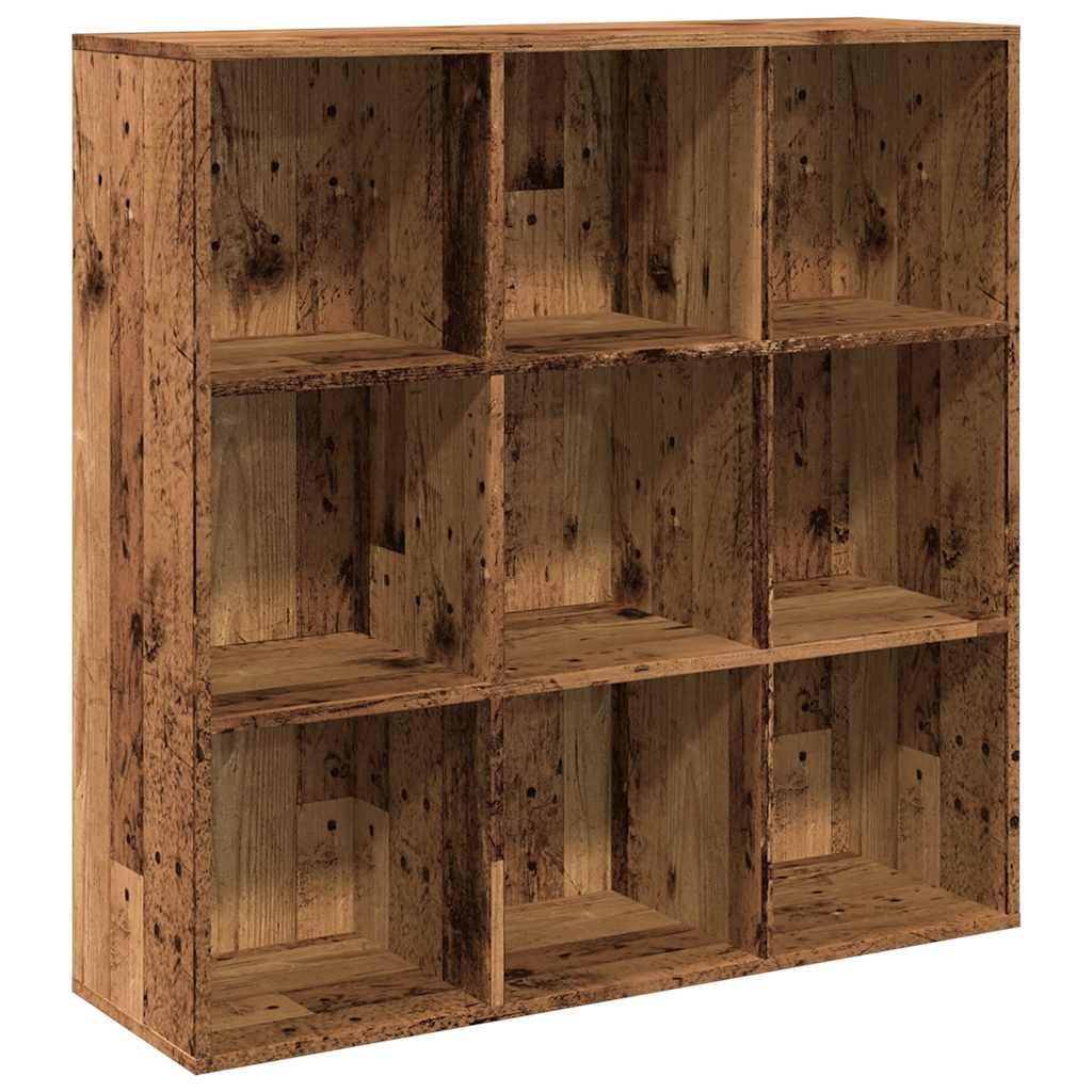 bogreol 98x29x97,5 cm antikt træ - Image 2