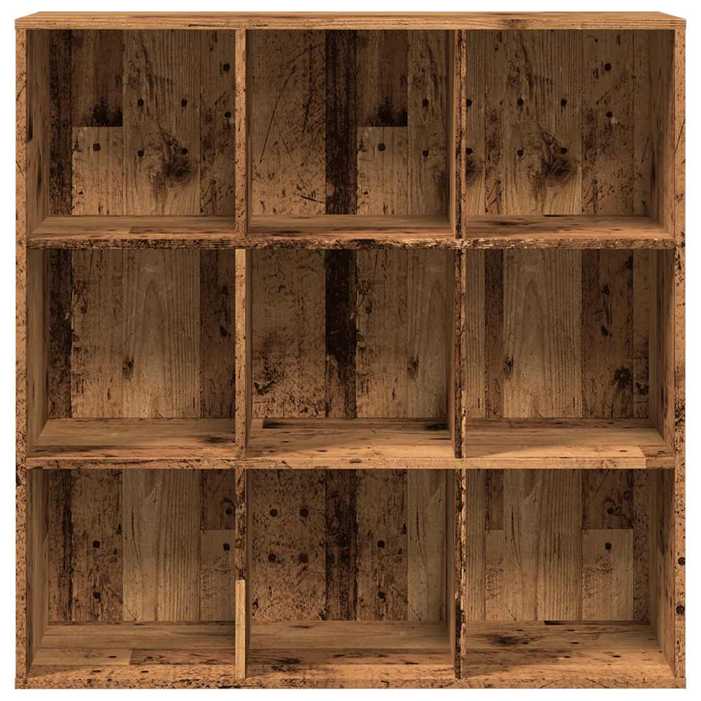 bogreol 98x29x97,5 cm antikt træ - Image 5