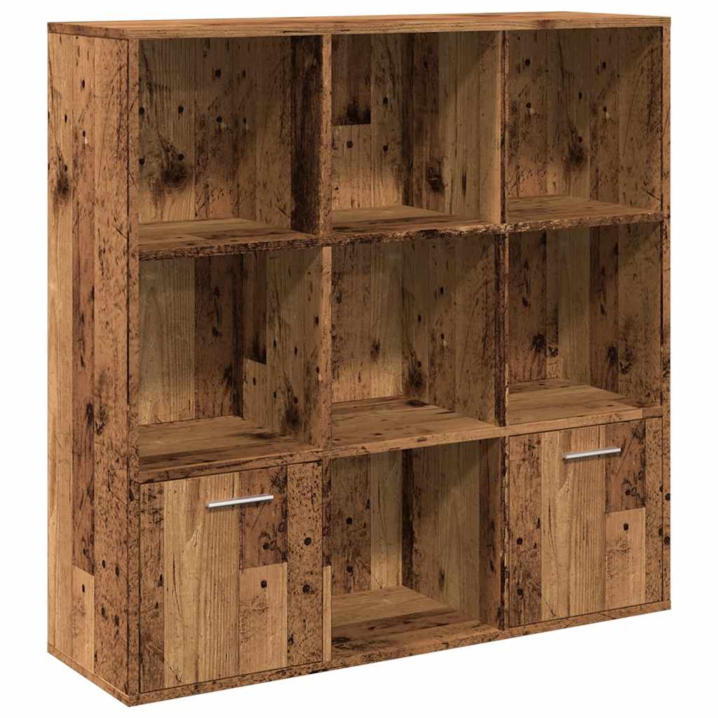 bogreol 98x29x97,5 cm konstrueret træ antikt trælook - Image 2