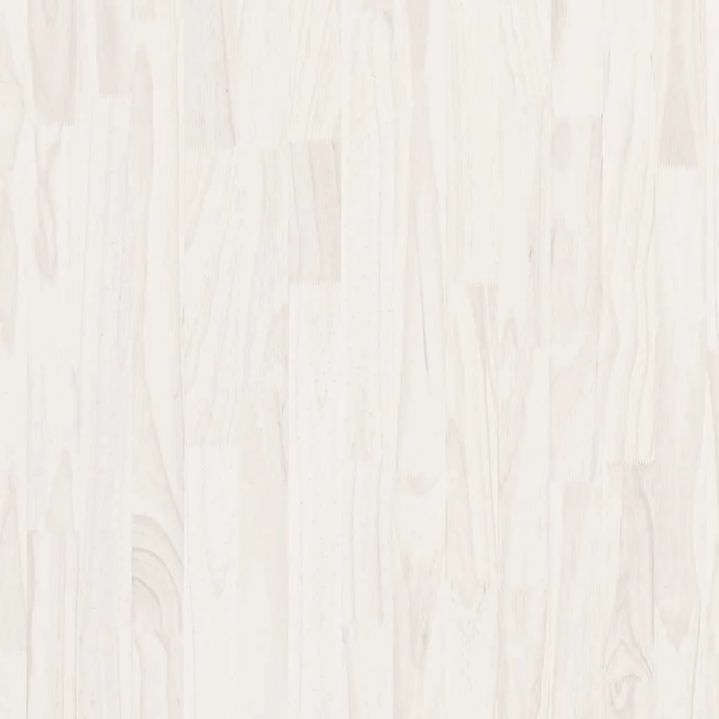 bogreol med 3 hylder 100x30x105 cm massivt fyrretræ hvid - Image 7