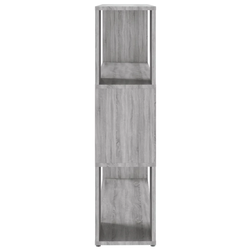 bogreol/rumdeler 100x24x94 cm grå sonoma-eg - Image 6