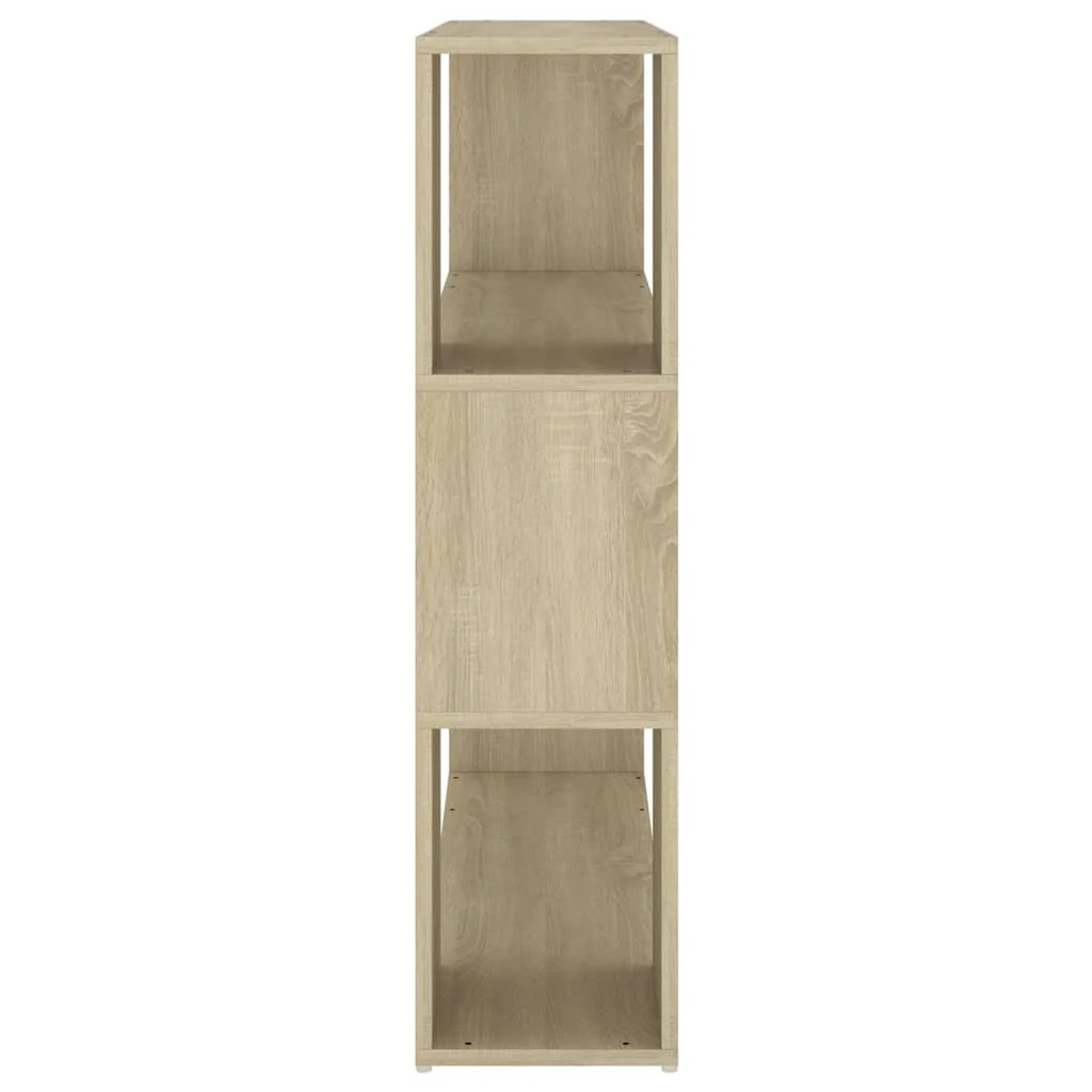 bogreol/rumdeler 100x24x94 cm konstrueret træ sonoma-eg - Image 6