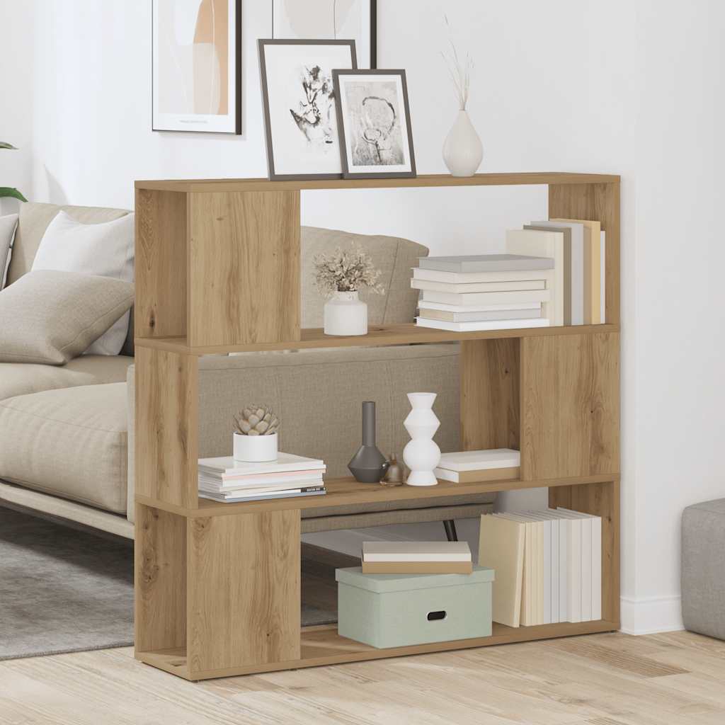 bogreol/rumdeler 100x24x94 cm kunsteg - Image 3