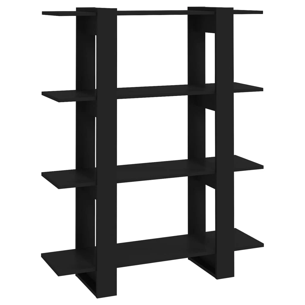 bogreol/rumdeler 100x30x123,5 cm sort - Image 2