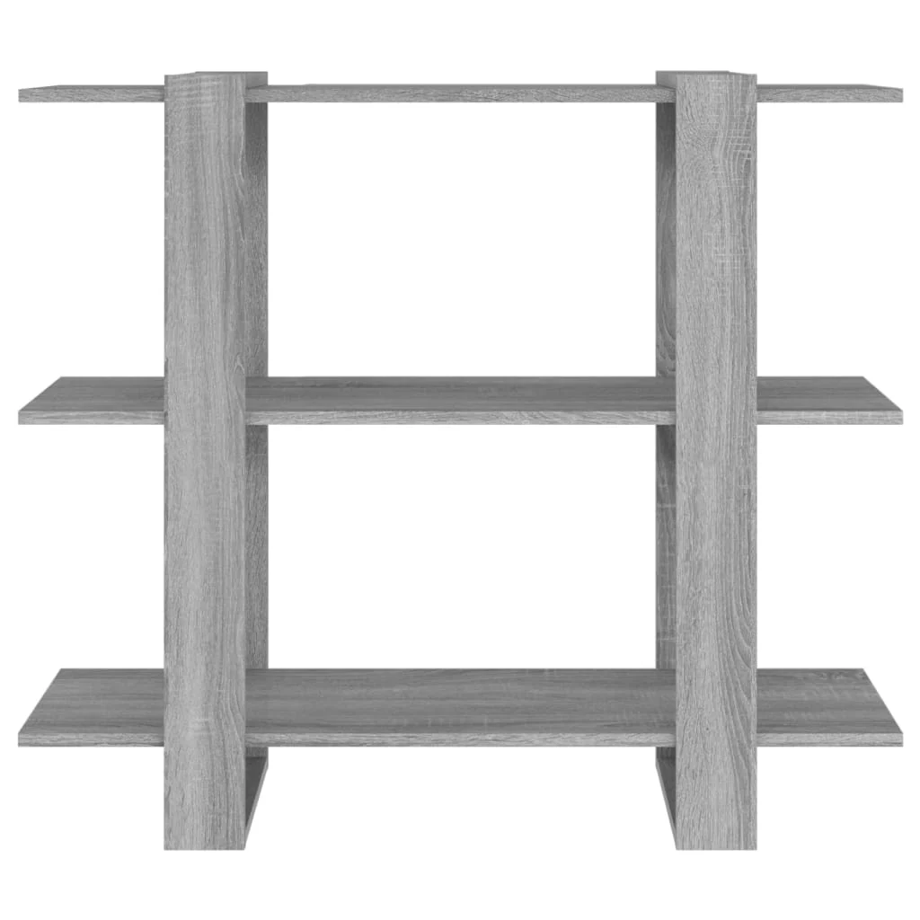 bogreol/rumdeler 100x30x87 cm grå sonoma-eg - Image 3