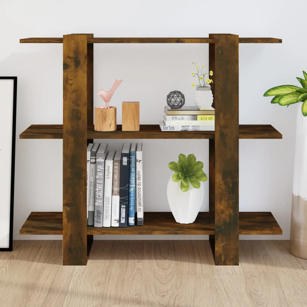 bogreol/rumdeler 100x30x87 cm sonoma-eg - Image 6