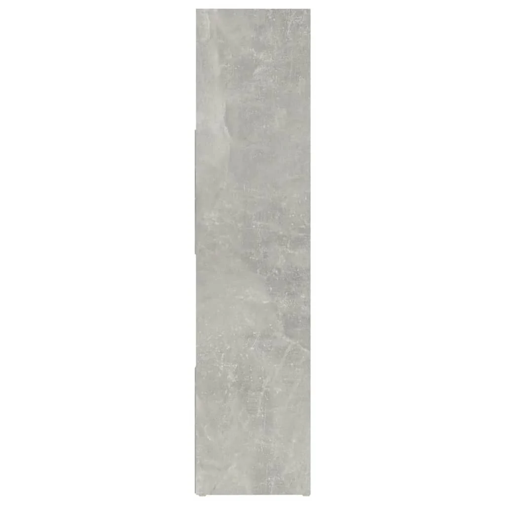 bogreol/rumdeler 105x24x102 cm betongrå - Image 6