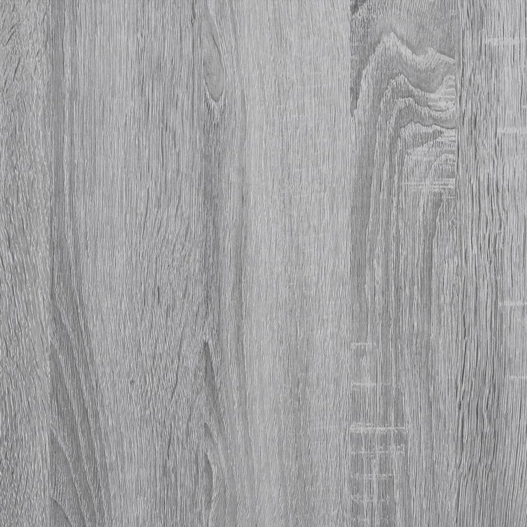 bogreol/rumdeler 143,5x29x143,5cm konstrueret træ grå sonoma-eg - Image 9