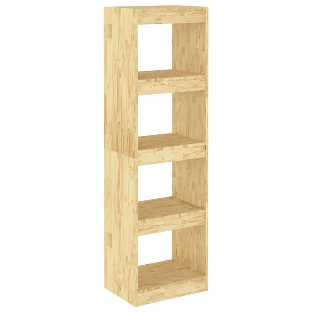 bogreol/rumdeler 40x30x135,5 cm massivt fyrretræ - Image 2