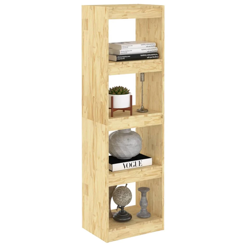bogreol/rumdeler 40x30x135,5 cm massivt fyrretræ - Image 4