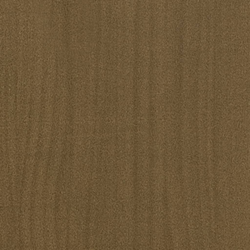 bogreol/rumdeler 40x30x167,5 cm massivt fyrretræ gyldenbrun - Image 7