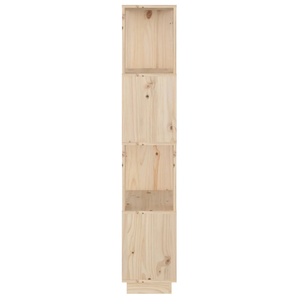 bogreol/rumdeler 51x25x132 cm massivt fyrretræ - Image 6