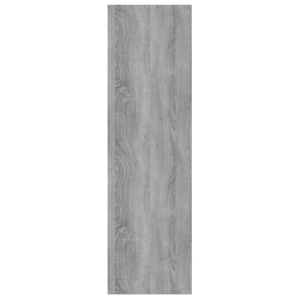 bogreol/rumdeler 60x30x103 cm konstrueret træ grå sonoma-eg - Image 6
