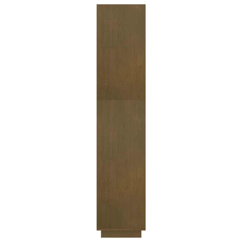 bogreol/rumdeler 60x35x167 cm massivt fyrretræ gyldenbrun - Image 6