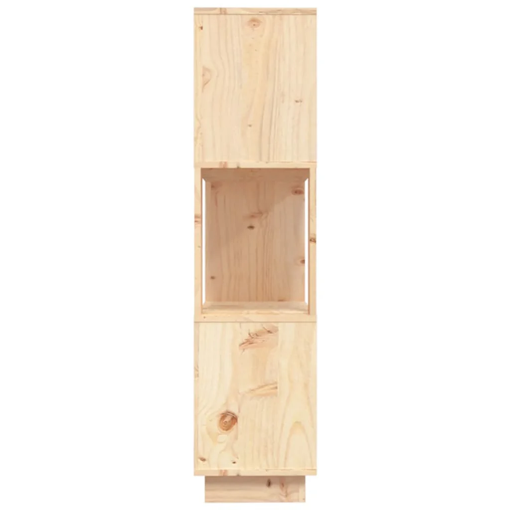 bogreol/rumdeler 80x25x101 cm massivt fyrretræ - Image 6