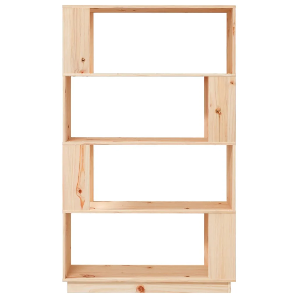 bogreol/rumdeler 80x25x132 cm massivt fyrretræ - Image 3