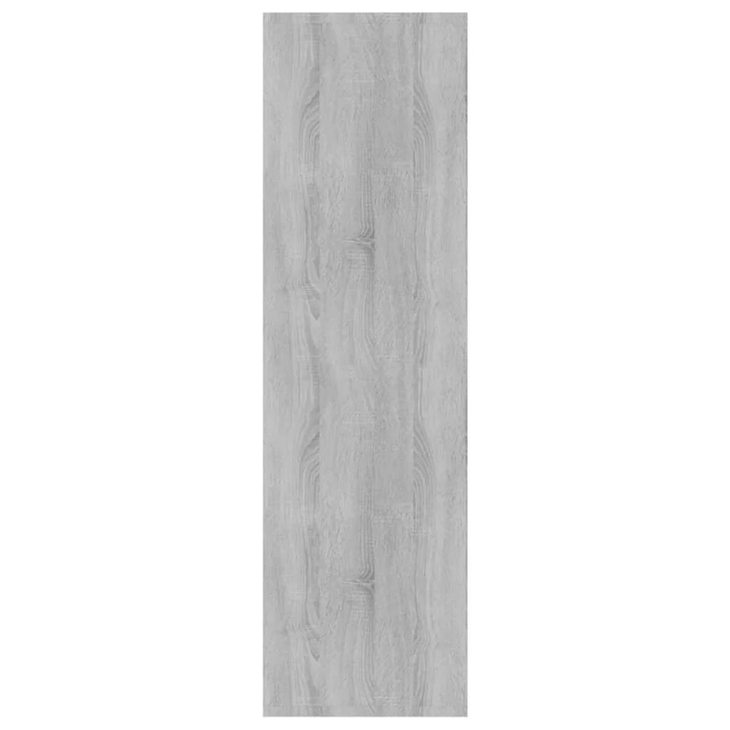 bogreol/rumdeler 80x30x103 cm konstrueret træ grå sonoma-eg - Image 4