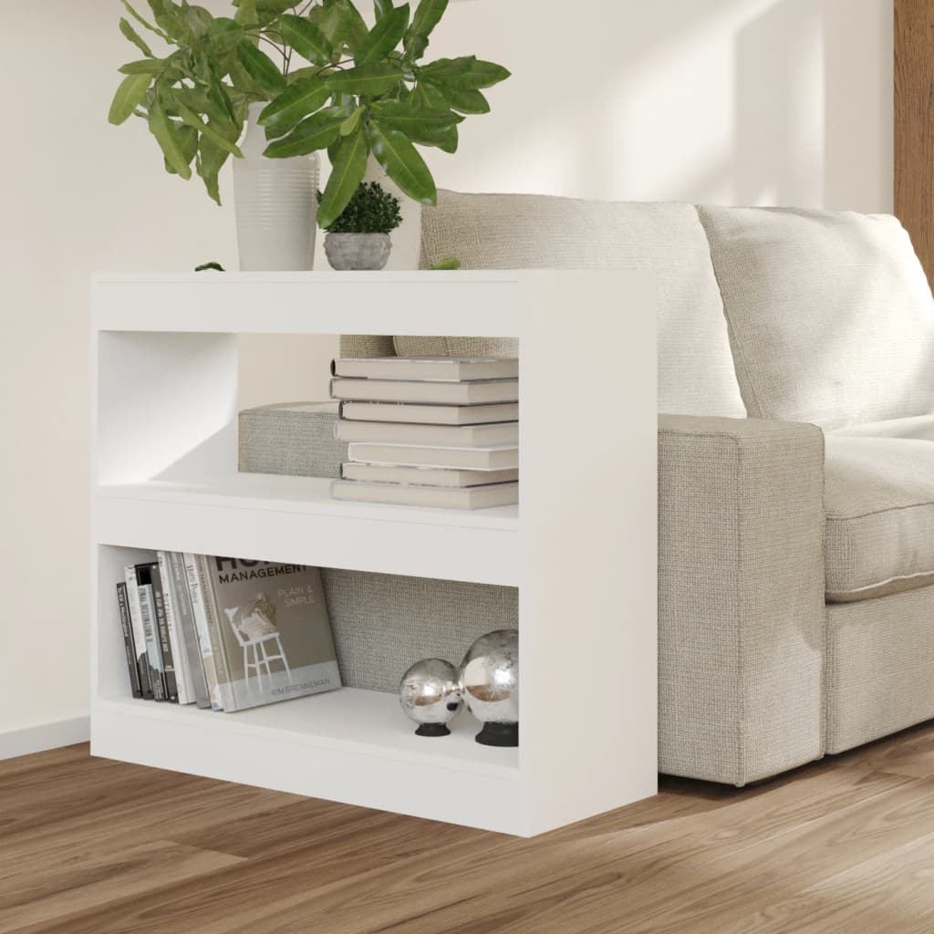 bogreol/rumdeler 80x30x72 cm hvid - Image 6