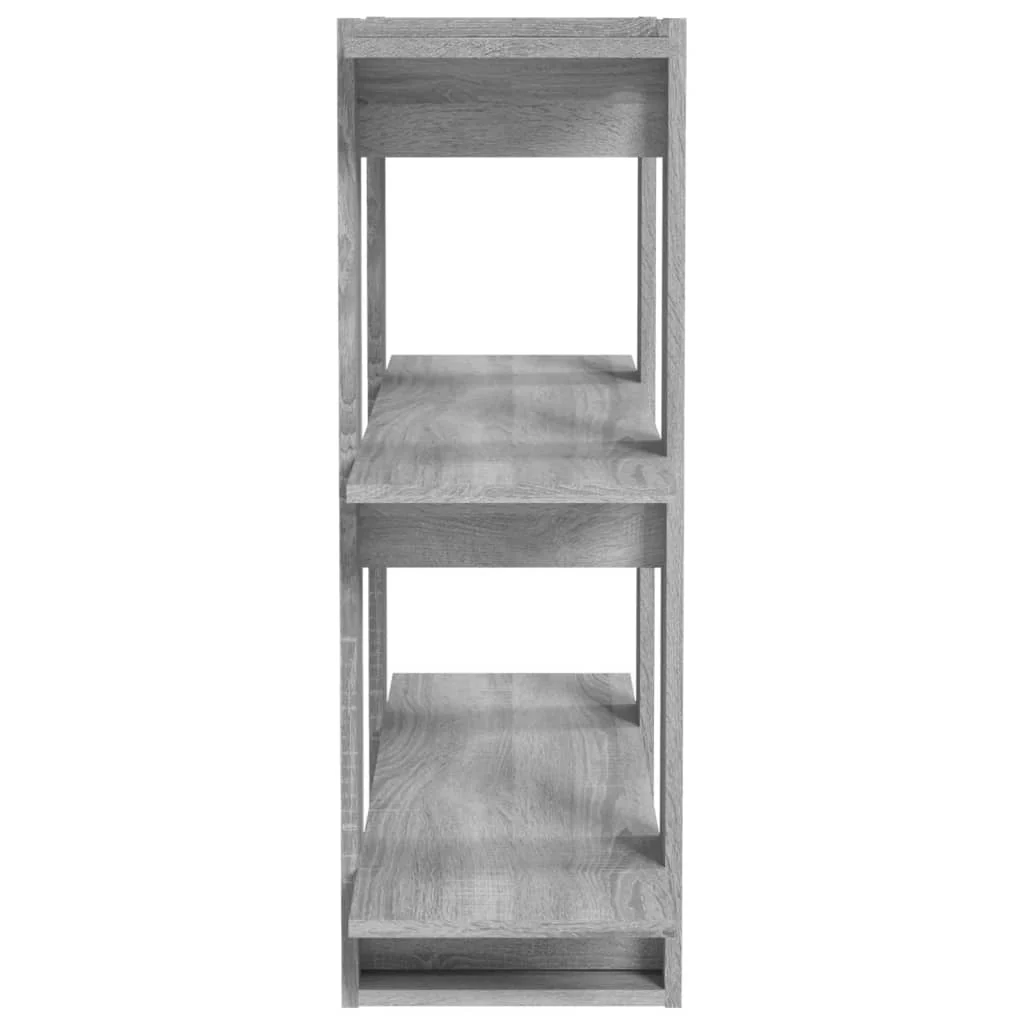 bogreol/rumdeler 80x30x87 cm grå sonoma-eg - Image 6