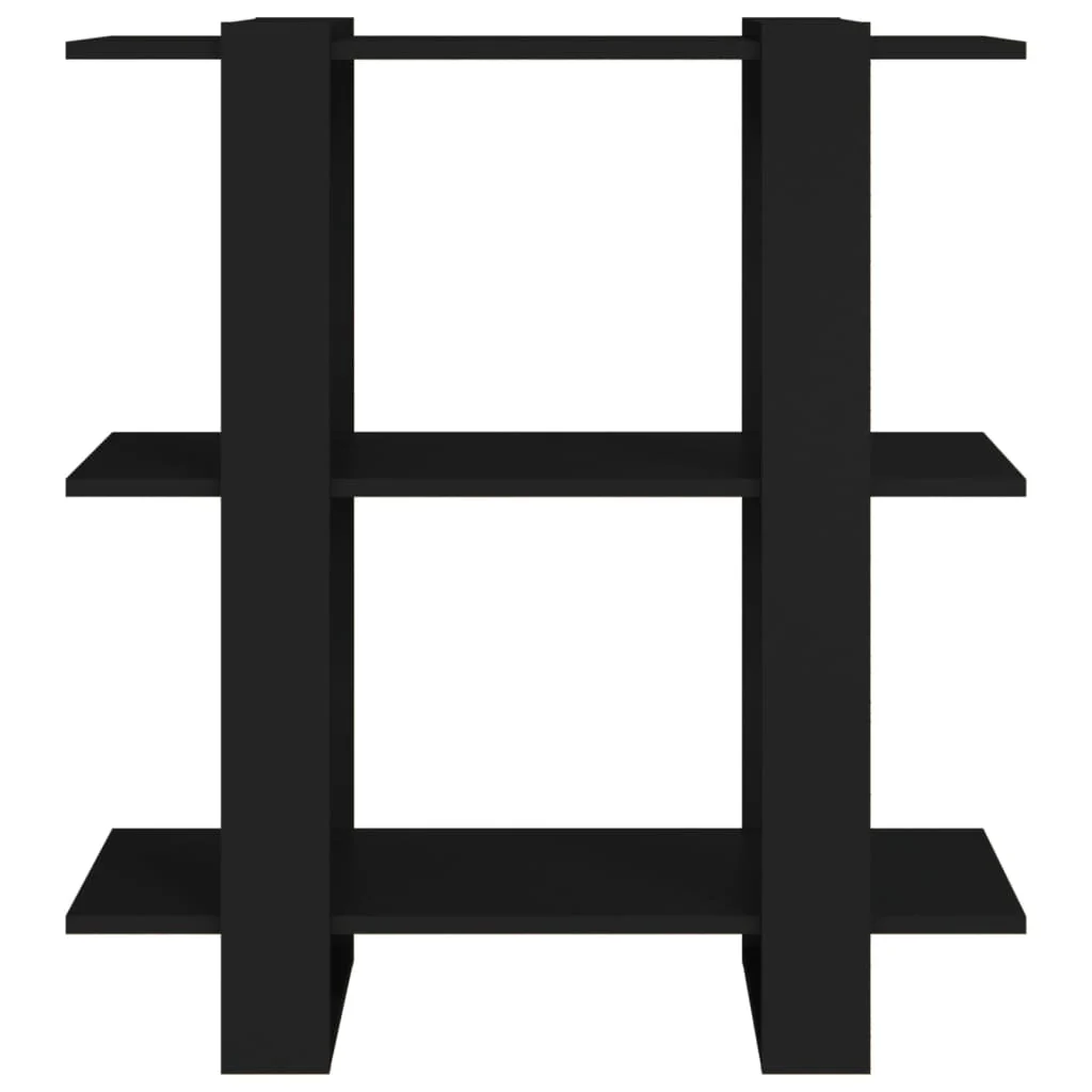 bogreol/rumdeler 80x30x87 cm sort - Image 5