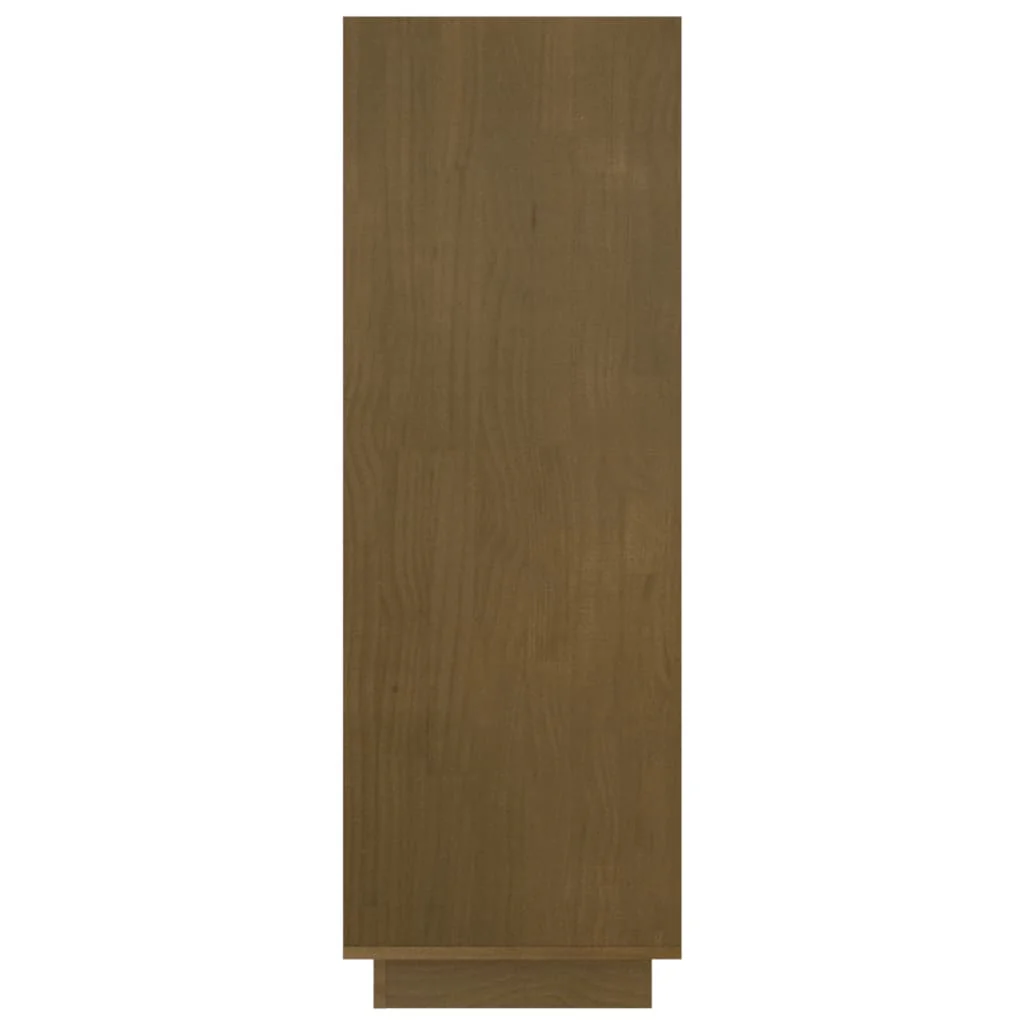 bogreol/rumdeler 80x35x103 cm massivt fyrretræ gyldenbrun - Image 6