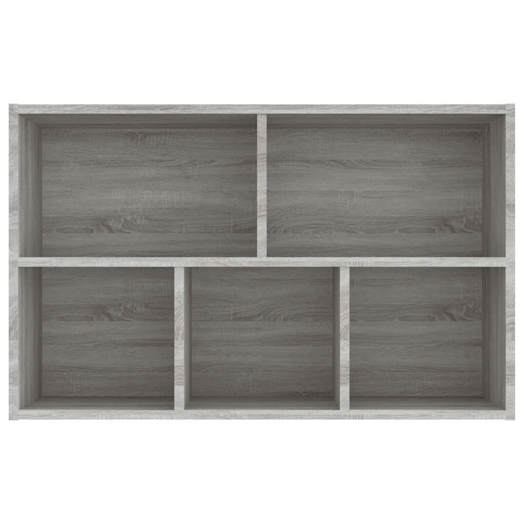 bogreol/skænk 50x25x80 cm konstrueret træ grå sonoma-eg - Image 8