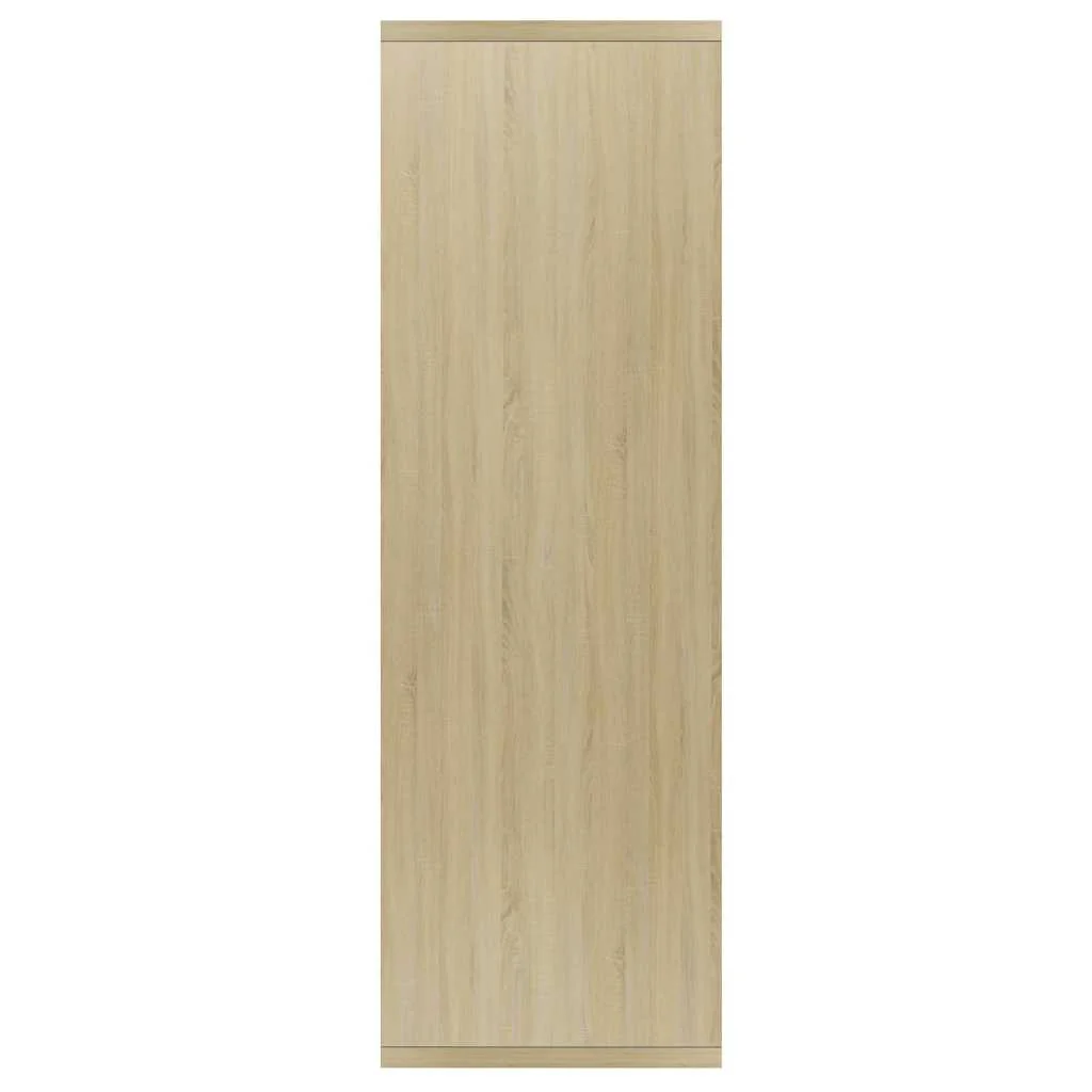 bogreol/skænk 50x25x80 cm konstrueret træ sonoma-eg - Image 5