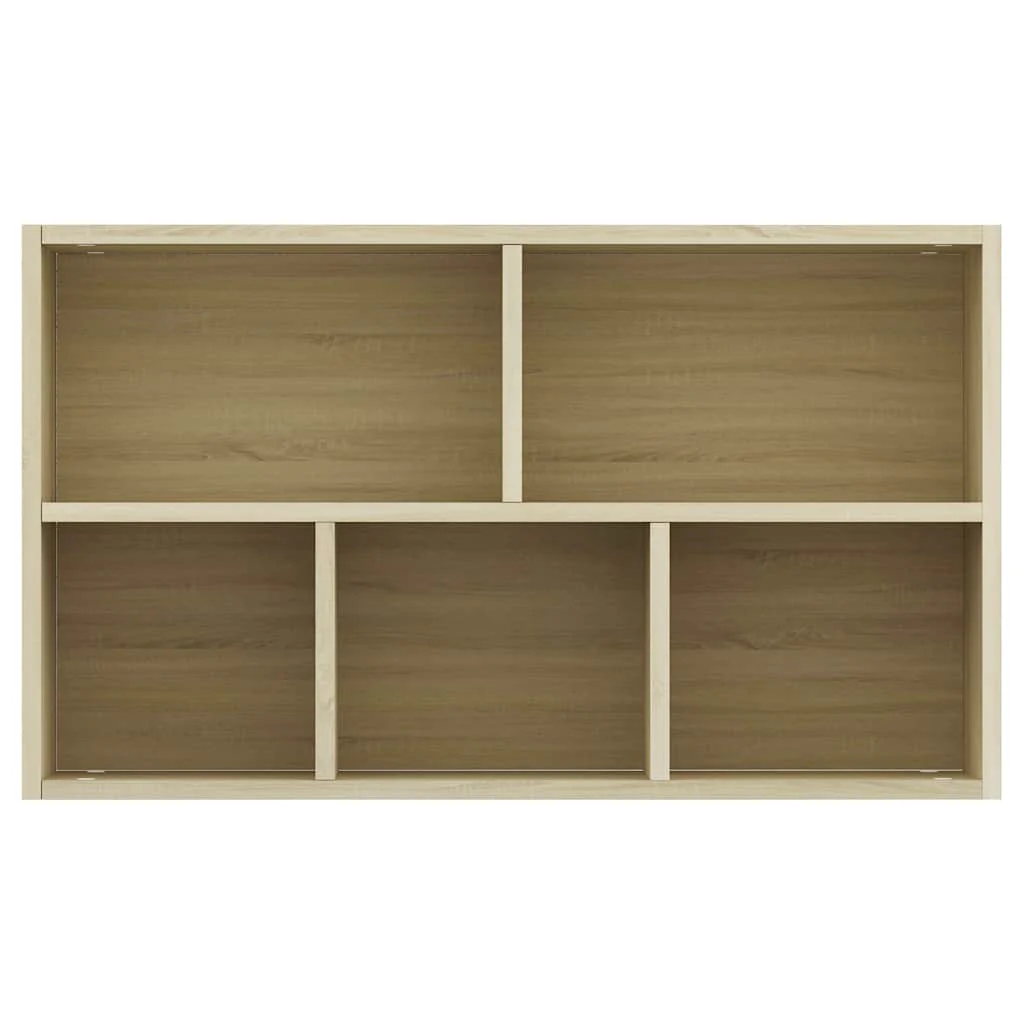 bogreol/skænk 50x25x80 cm konstrueret træ sonoma-eg - Image 8