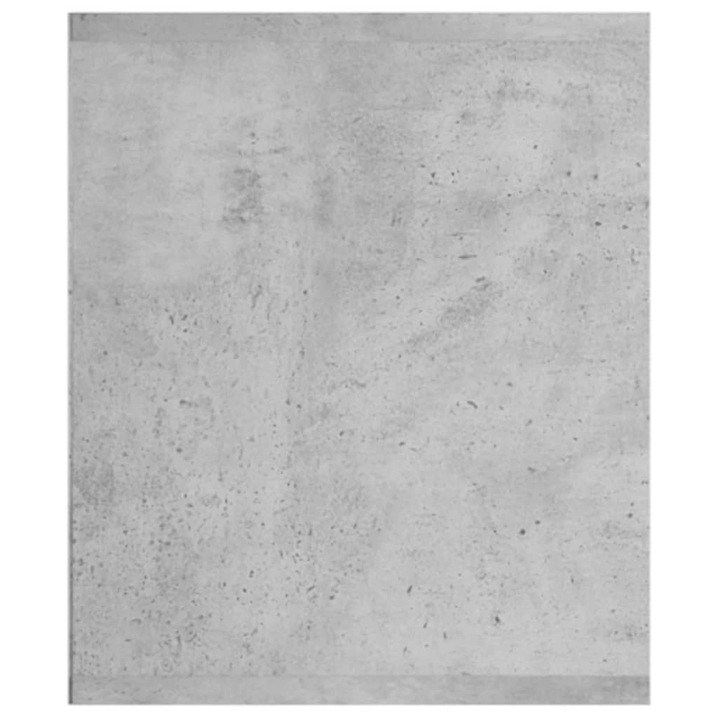 bogreol/tv-bord 36x30x143 cm konstrueret træ betongrå - Image 9