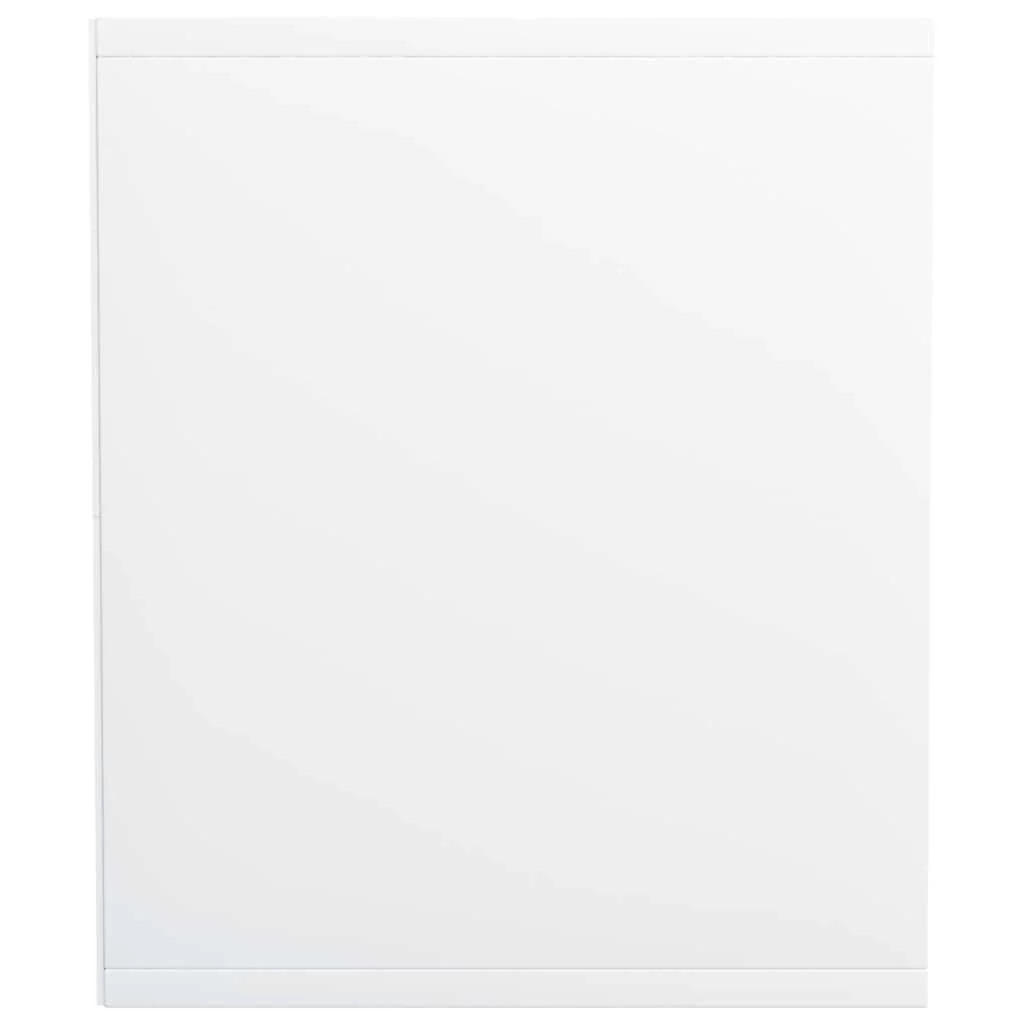 bogreol/tv-bord 36x30x143 cm konstrueret træ hvid - Image 9