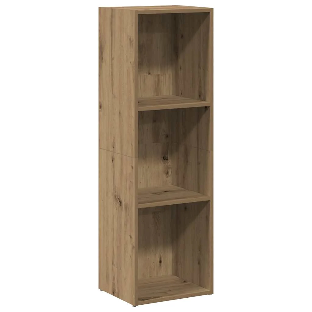 bogskab 36x30x114 cm konstrueret træ kunsteg - Image 2