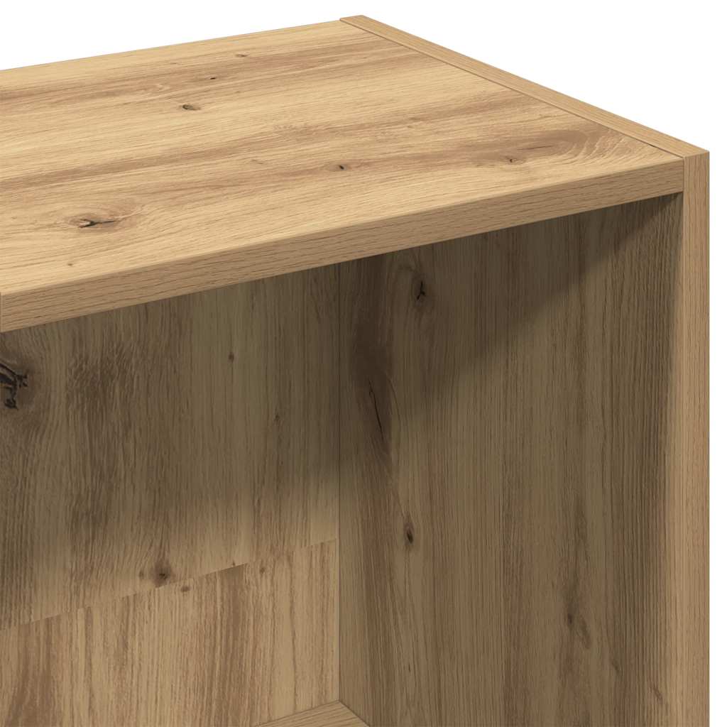bogskab 36x30x114 cm konstrueret træ kunsteg - Image 8