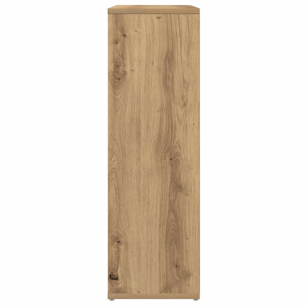 bogskab 50x25x80 cm konstrueret træ kunsteg - Image 6