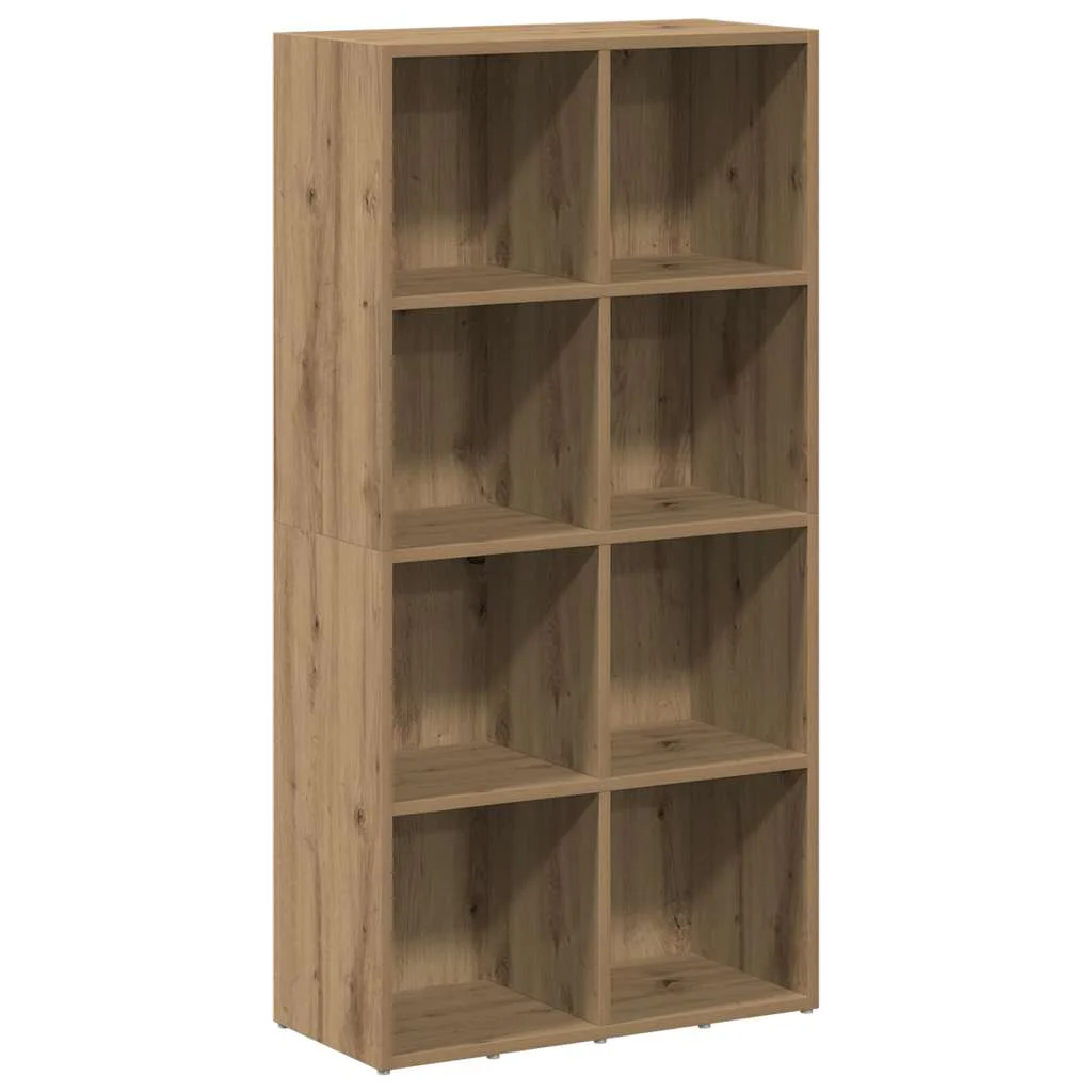 bogskab 66x30x130 cm konstrueret træ kunsteg - Image 2